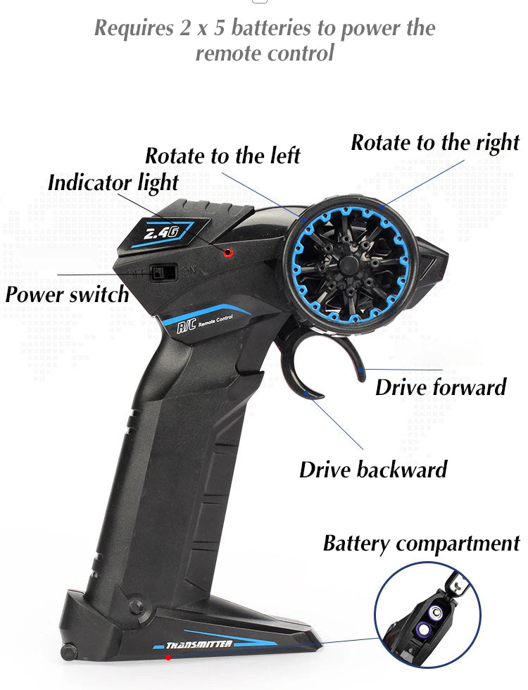 FlashDrift RC Bike 1:6 (large) - 1:10 (small) Electric Motorcycles by Synergy Store.