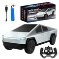 Tesla Mini Cybertruck !!  Car Racing Toy
