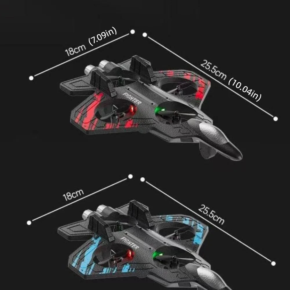 SkyFlip Pro from Synergy Store. 2.4G Remote Control Fighter Electric Aircraft Model