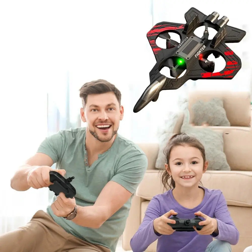 SkyFlip Pro from Synergy Store. 2.4G Remote Control Fighter Electric Aircraft Model