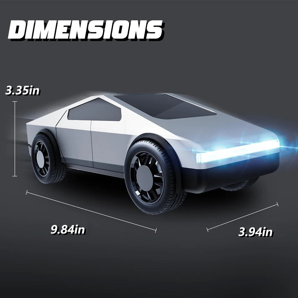 Tesla Mini Cybertruck !!  Car Racing Toy